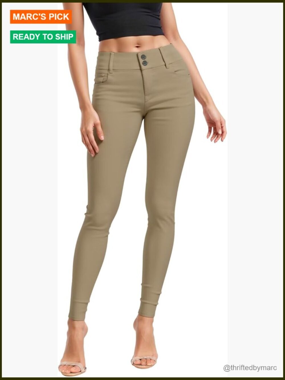 Stretch Denim Skinny Jeans Butt Lift V2 Super Comfy Fit